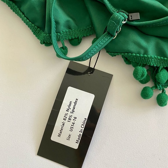 Mycoco, green, bikini top, size XL. - Picture 3 of 5